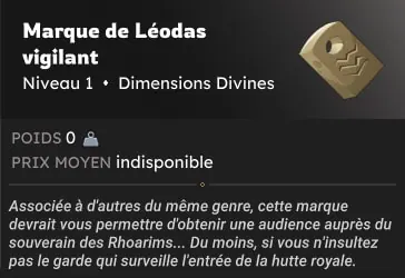 quête Un hôte de marque