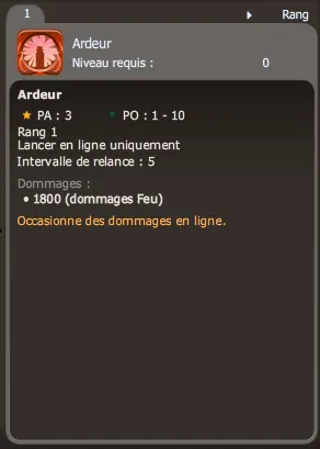 ardeur dofus