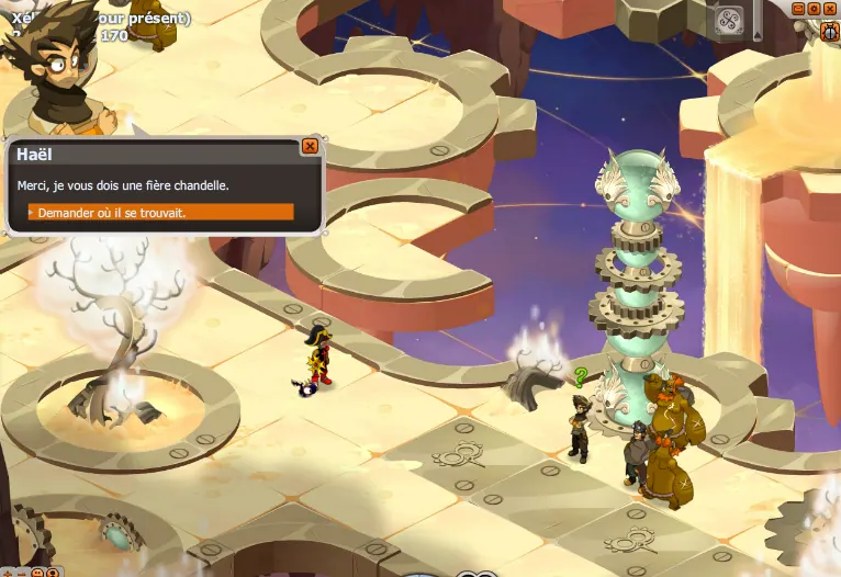 chercher des traces d'haël dofus