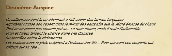 Les Auspices d'Aerafal dofus