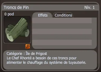 troncs de pin