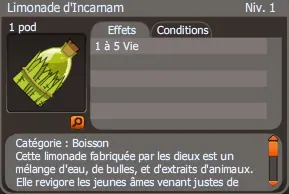 limonade d'incarnam