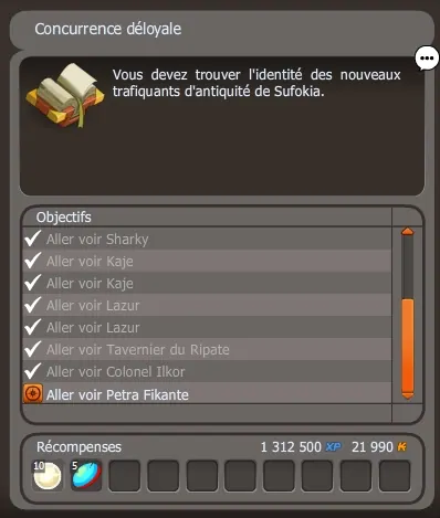 quête Concurrence déloyale