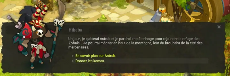 quête Zobal Hibaba et les 40 Roublards dofus