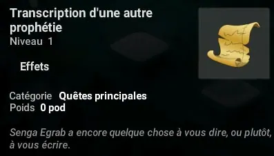 quête Les quatre volontés