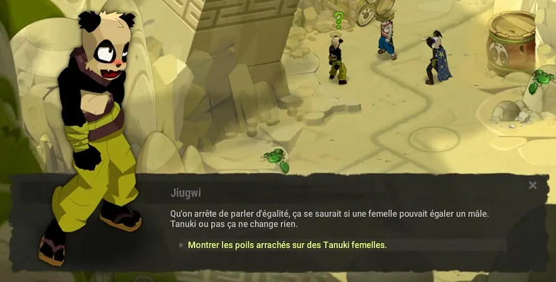 quête L'égalité des sexes dofus