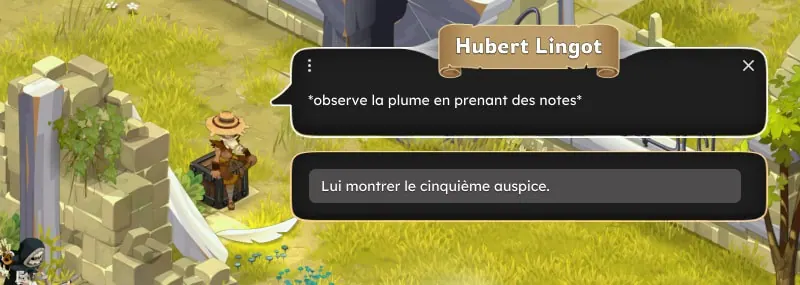 Les Auspices d'Aerafal dofus