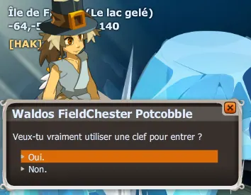 quête Porte, Mansot Royal, trésor dofus