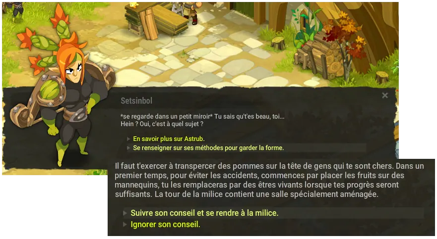 quête C'est pour ta pomme dofus