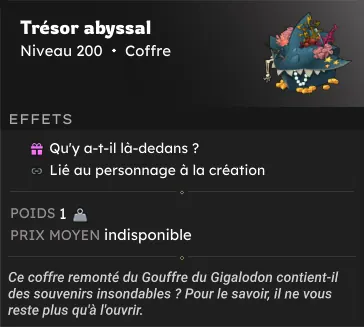 Saison Ocre dofus trésor abyssal