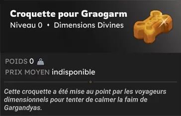 croquette pour graogarm