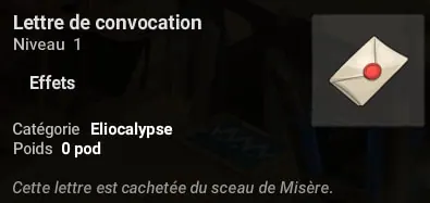 quête Avis de tempête