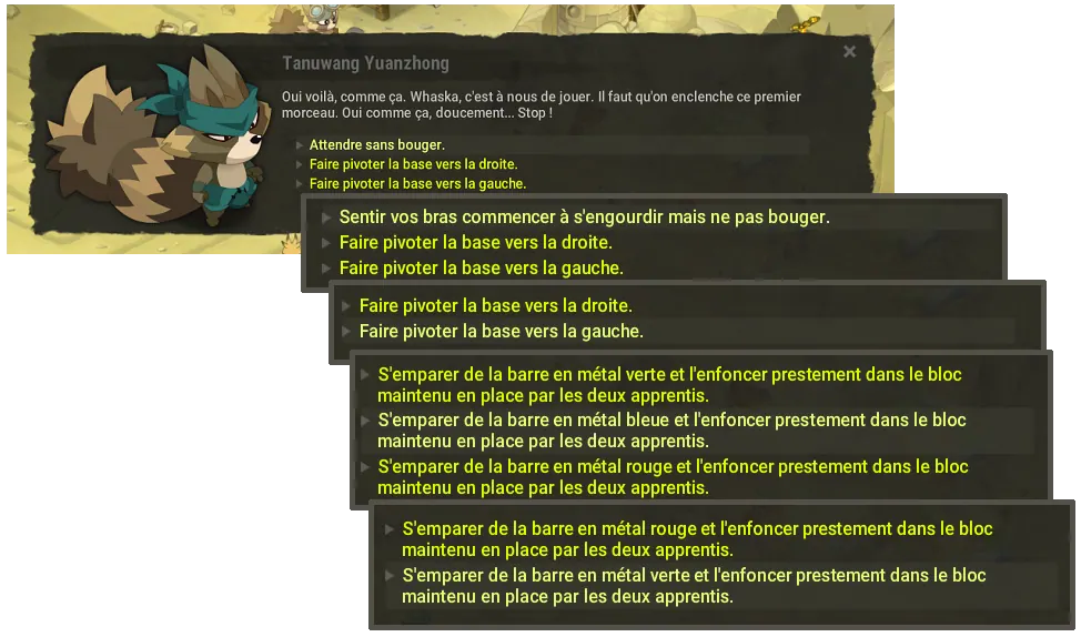 quête Au nom de l'Art dofus