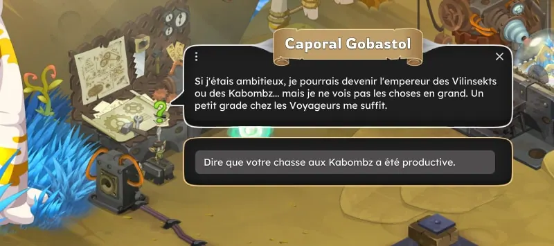 quête Un problème de taille dofus