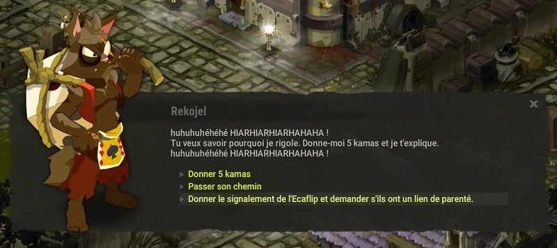 quête Mélodie en sous-sol dofus