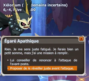 égaré apathique