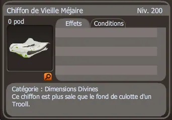 chiffon de vieille méjaire