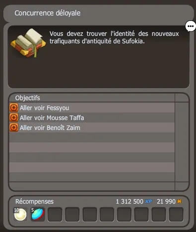 quête Concurrence déloyale