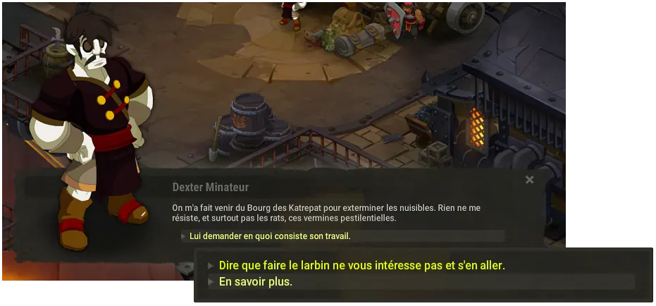 quête Fait comme un rat