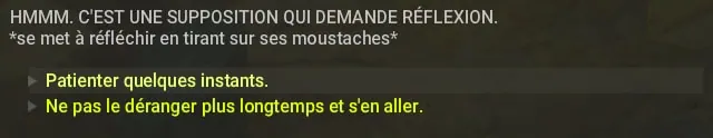 quête Le silence est d'aure
