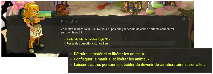 quête Nos amies les bêtes dofus