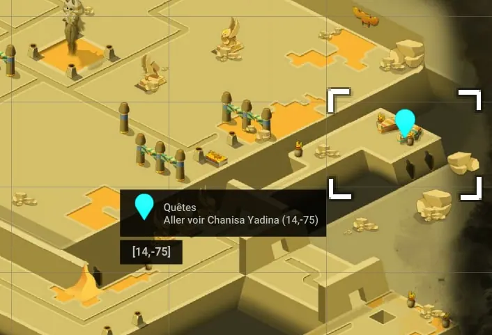 quête Le secret de la pyramide