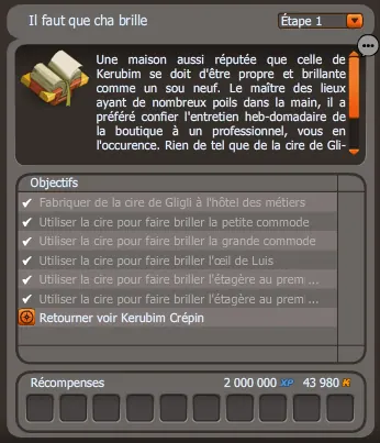 Il faut que cha brille Dofus Touch
