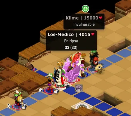 rendre Klime vulnérable dofus