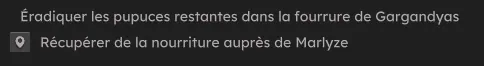 quête Une petite démangeaison