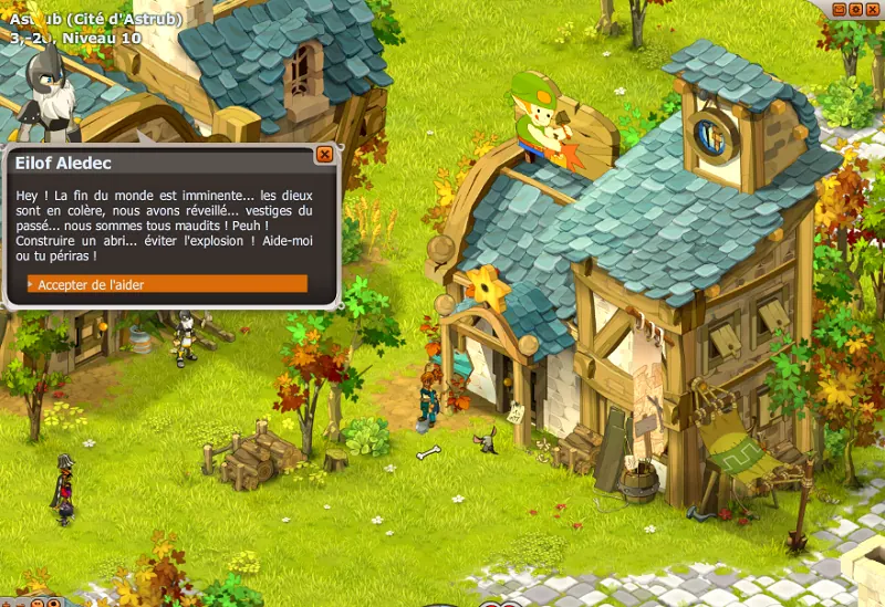 Grain de folie à Astrub dofus