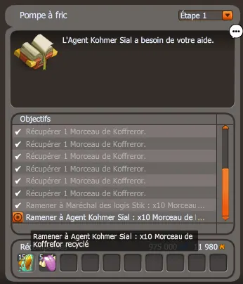 quête Pompe à fric