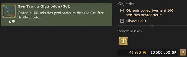 Gouffre du Gigalodon sel