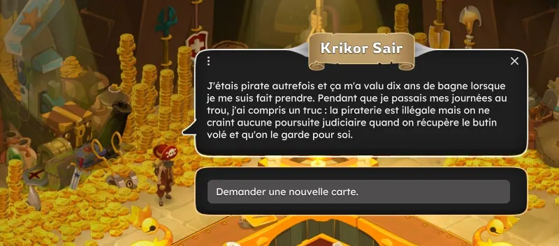 quête Chasse au trésor des pirates