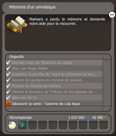 Mémoires d'un amnésique