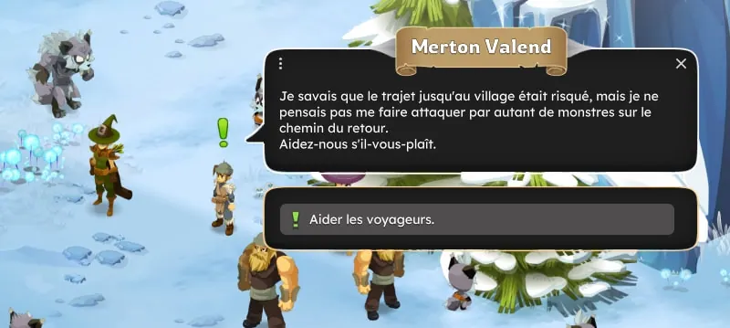 quête Le convoi le sage aussi