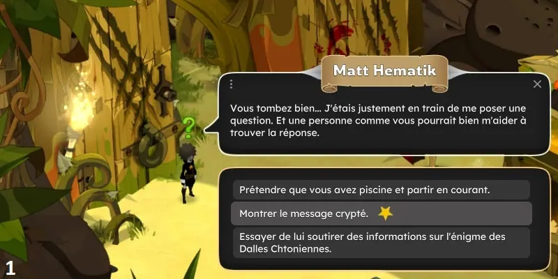 quête Le Secret de la baie Tarad