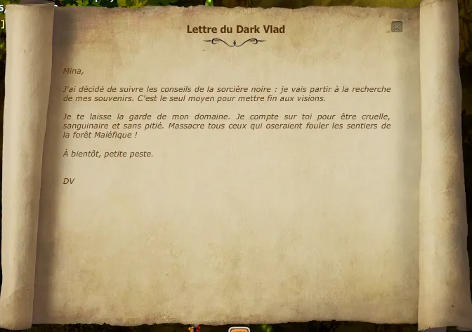 Retourner voir le Dark Vlad toujours sans mourir