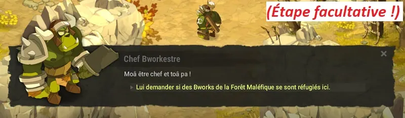 quête La raison du plus fort dofus