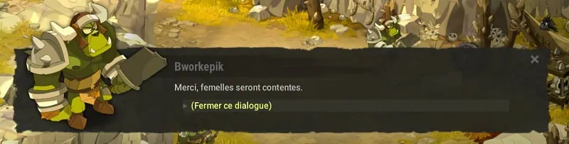 quête Manque de peaux dofus